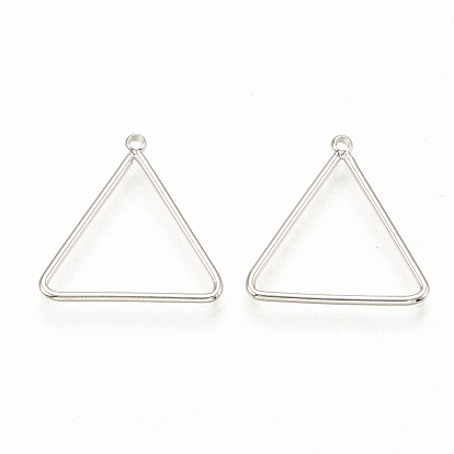 Латунные подвески, треугольные, без никеля 