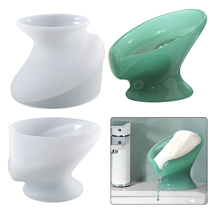 Самодренирующийся держатель для мыла из листьев лотоса силиконовые формы, для уф-смолы, изготовление изделий из эпоксидной смолы