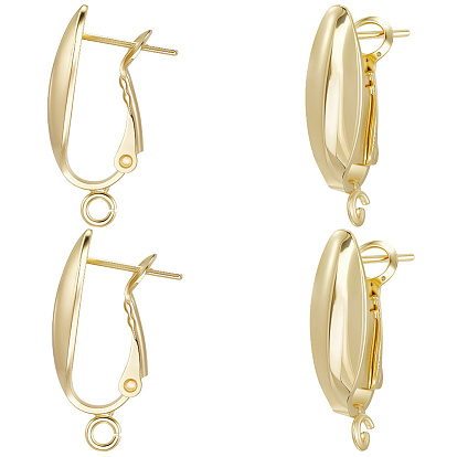 10 парные латунные серьги-кольца, долговечный, без кадмия и без свинца, стойки покрытие