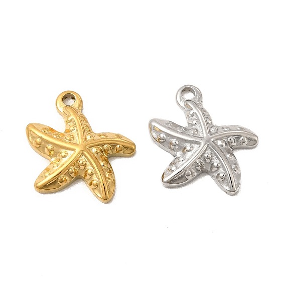 304 подвески из нержавеющей стали, очарование морской звезды