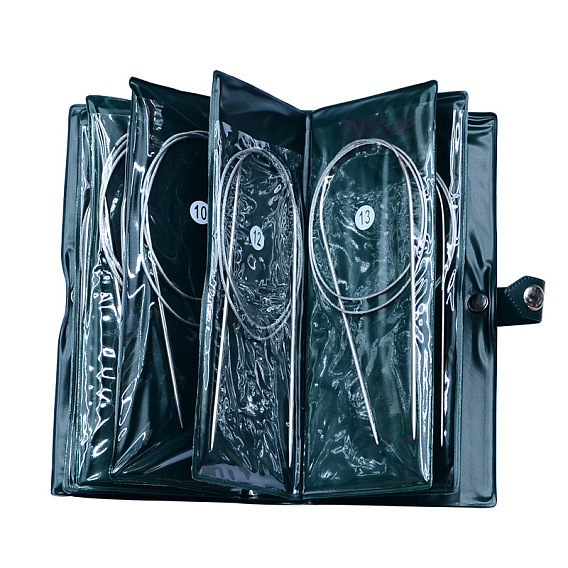 Из нержавеющей стали стальной проволоки настройки круговой спицы, с железной гобелен иглы и вязание датчиков, более имеющийся размер