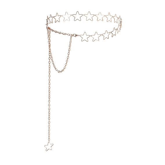 Полые литые звездообразные цепи для талии и живота для женщин