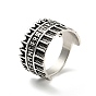 316 Stainless Steel Arrow Finger Ring, Gothic Jewelry for Men Women