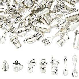 70 шт 7 стили подвески из цинкового сплава в тибетском стиле