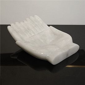Creative Personality Marble White Prayer Hands Tabletop Ornament Putting Players Home Soft Decoration Crafts
