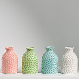 Мини керамические вазы для цветов, маленькие вазы с бутонами цветов для домашнего стола в гостиной, свадебное украшение