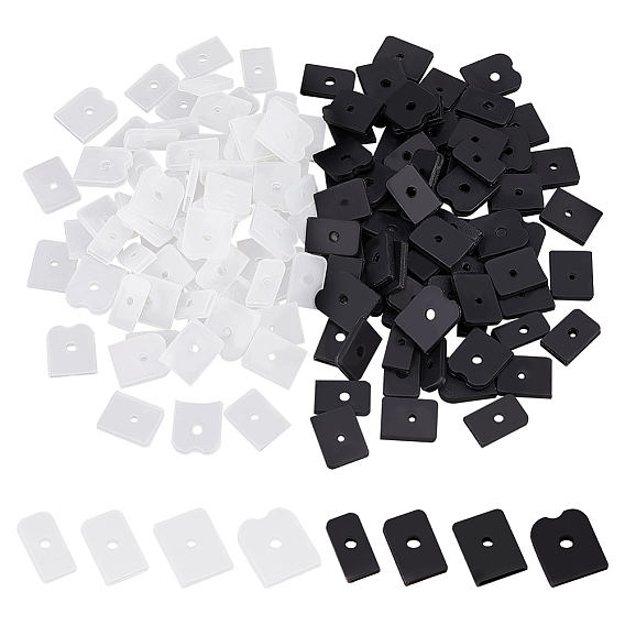 160 шт. 8 стильные колпачки из смолы и силикона для свадебного платья, обвалочные наконечники, поделки швейные принадлежности