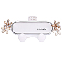 Oval with Flower Plastic Car Phone Holder, Car Air Vent Clips, Car Accessories