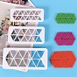 3 Sizes Triangle Food Grade Plastic Cookie Cutters Sets, Cookies Moulds, DIY Biscuit Baking Tool