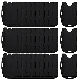 60шт. держатели для бейджей из полипропиленового пластика, прямоугольные