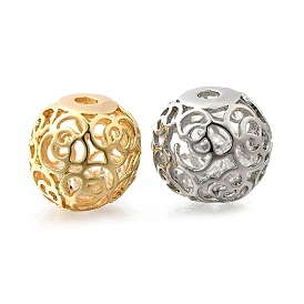 Латунные бусины, без кадмия, без никеля и без свинца, круглые