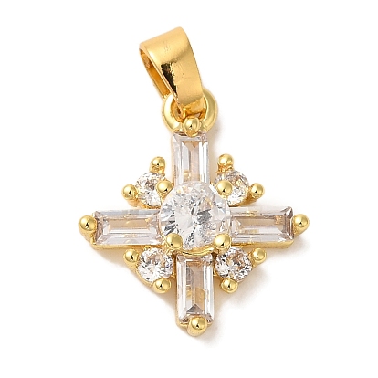 Стойка металлическая латунная микропрофилированная кубическая циркония подвески, без кадмия и без свинца, долговечный, крестик