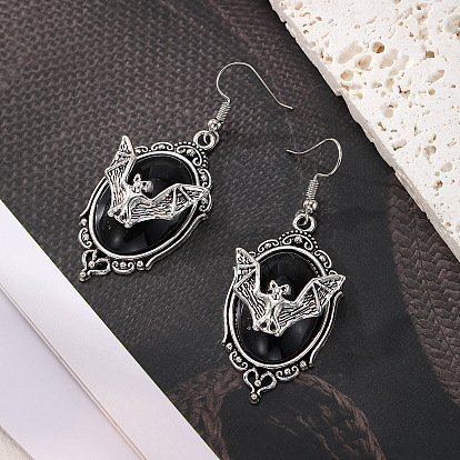 Серьги-подвески из сплава летучей мыши на Хэллоуин