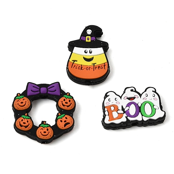Halloween Silicone Beads, Focal Beads
