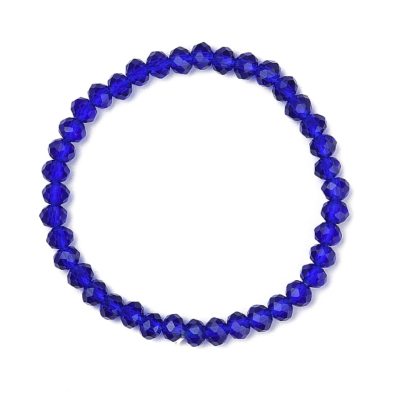 Классические этнические браслеты из граненого стекла для женщин