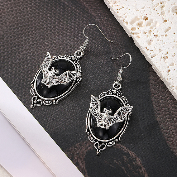 Серьги-подвески из сплава летучей мыши на Хэллоуин