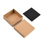 Cardboard Jewelry Boxes, for Ring, Square