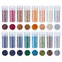 80g 16 Farben Glaszylinderperlen, Perlen, Mischarten, Rundloch