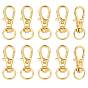 10Pcs Alloy Swivel Lobster Claw Clasps, Swivel Snap Hook, Jewelry Making Supplies
