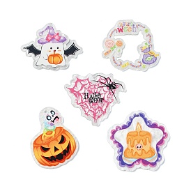 Halloween Style Printed Acrylic Pendants