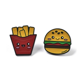 Милые эмалевые булавки, броши из сплава для одежды рюкзака, имитация еды