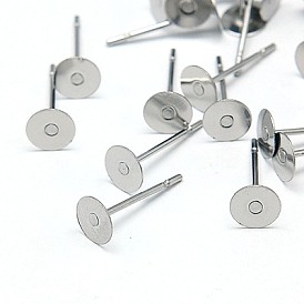 304 Stainless Steel Stud Earring Findings