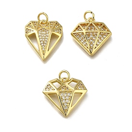 Латунные микро проложить кубического циркония подвески, алмазные прелести, долговечный, стойки покрытие, без свинца и без кадмия, с целью перехода в кольце