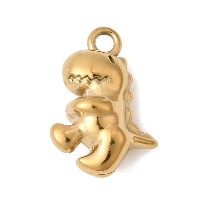 304 подвески из нержавеющей стали, очарование динозавра, ионное покрытие (ip)