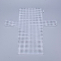 Plastic Mesh Canvas Sheets, for Embroidery, Acrylic Yarn Crafting, Knit and Crochet Projects