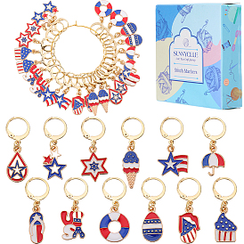 Подвеска-бабочка из сплава с эмалью на День независимости, украшения, с накладками из латуни, разнообразные