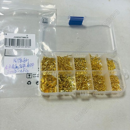 Kit de accesorios para hacer joyas de aleación y hierro para bricolaje