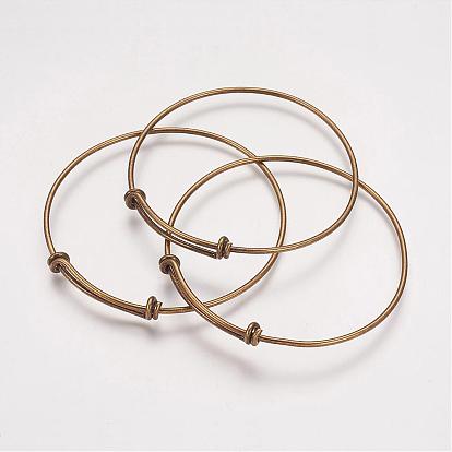 Adjustable Brass Expandable Bangle Making, Diameter: 68~71mm, Inner Diameter: 64~67mm, Adjustable Length: 32~36mm