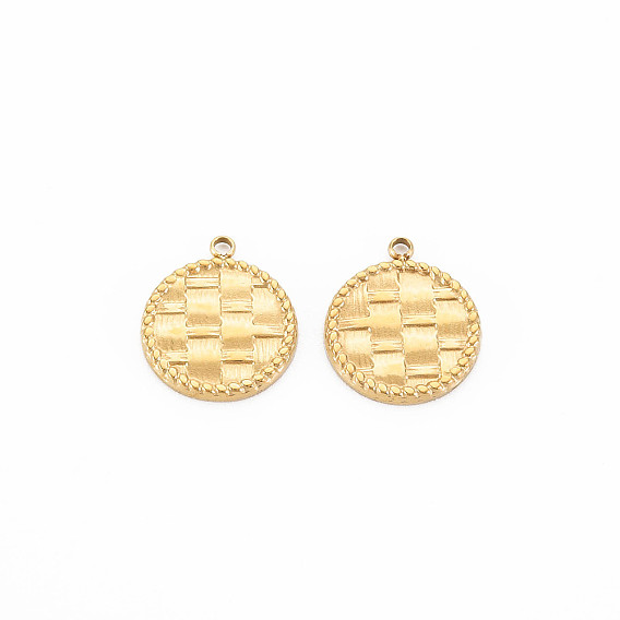 Ионное покрытие (ip) 304 подвески из нержавеющей стали, плоско-круглые