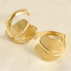 304 открытые кольца-манжеты из нержавеющей стали для женщин, лист