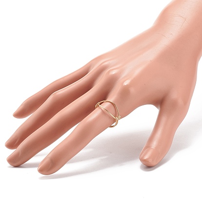 Copper Wire Wrap Finger Ring for Women