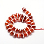 Tibetan Style Striped Pattern dZi Beads Strands, Faceted Natural Agate Round Beads