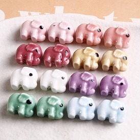 Handmade Porcelain Beads, for Bracelet/Necklace Decoration, DIY Jewelry Accessories, Elephant