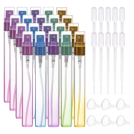 Glass Spray Bottles Sets, Perfume Bottle, with Plastic Funnel Hopper, Pipettes