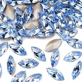 Фантазийные кристаллы preciosa® maxima, чешский хрусталь, 435 14 615 наветт (конский глаз), алюминиевый слой