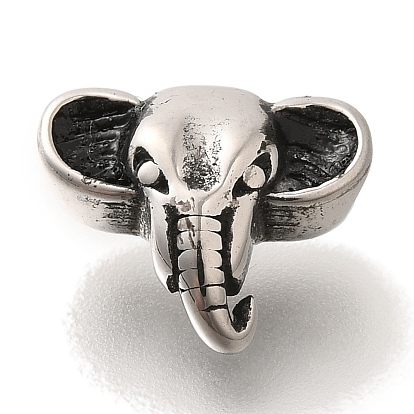 304 из нержавеющей стали бусы, слон