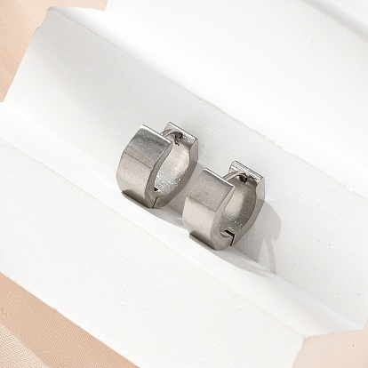 304 серьги-кольца из нержавеющей стали с эффектом полировки