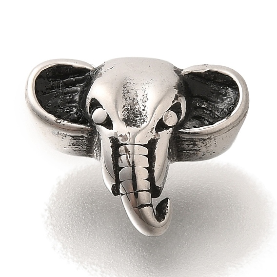 304 из нержавеющей стали бусы, слон