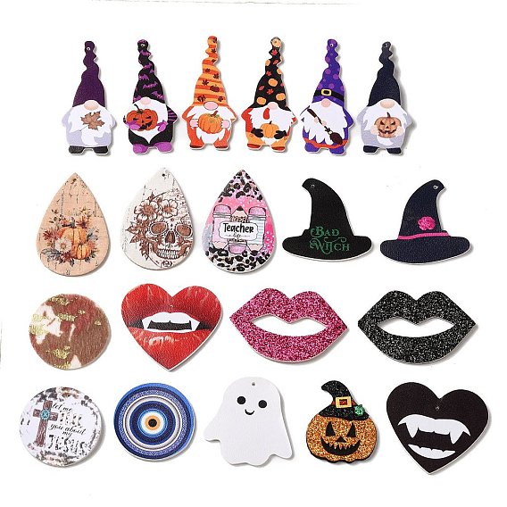 Подвески из искусственной кожи на Хэллоуин