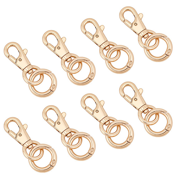 8 поворотные застежки из сплава шт., с пружинными кольцами ворот