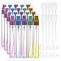 Glass Spray Bottles Sets, Perfume Bottle, with Plastic Funnel Hopper, Pipettes