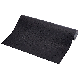 Tela de imitación de cuero de pvc de avestruz, para tapicería y bolsos