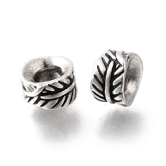 Колонна латунные эмалевые разделительные бусины, стойки покрытие, прочное покрытие, без кадмия и без свинца