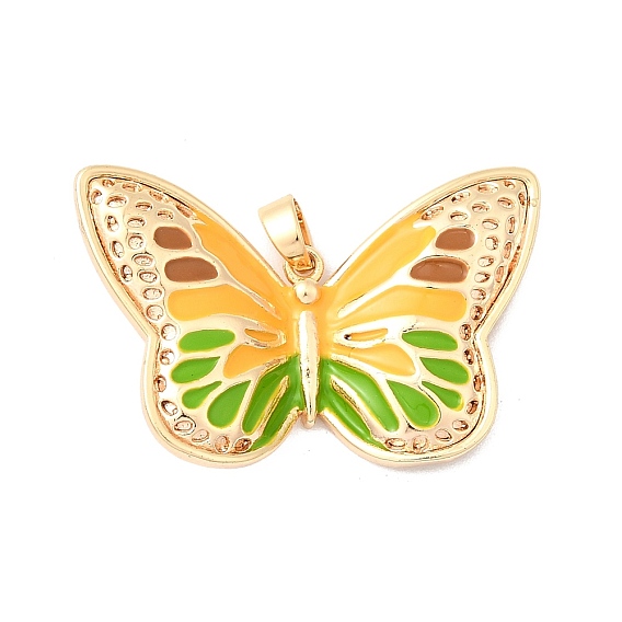 Латунь эмаль подвески, бабочки прелести
