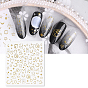Nail Art Stickers Decals, Self-adhesive, 3D Stickers, For Nail Tips Decorations