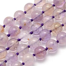 Natural Amethyst Beads Strands, Round